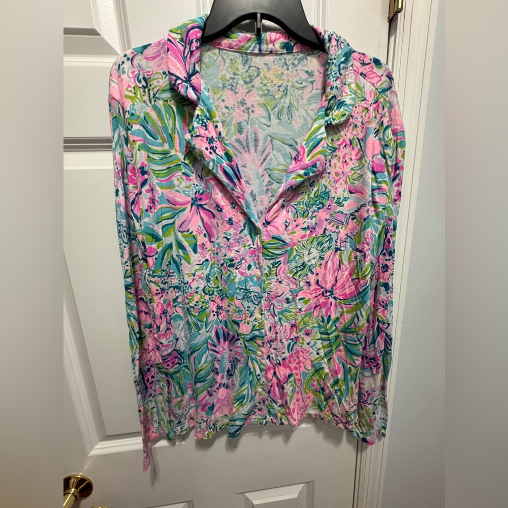 Lilly Pulitzer size cl button down top